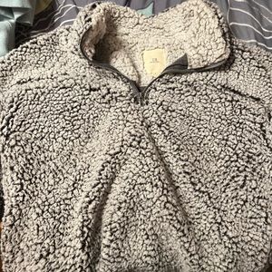 Pullover. It’ll definitely keep you toasty.